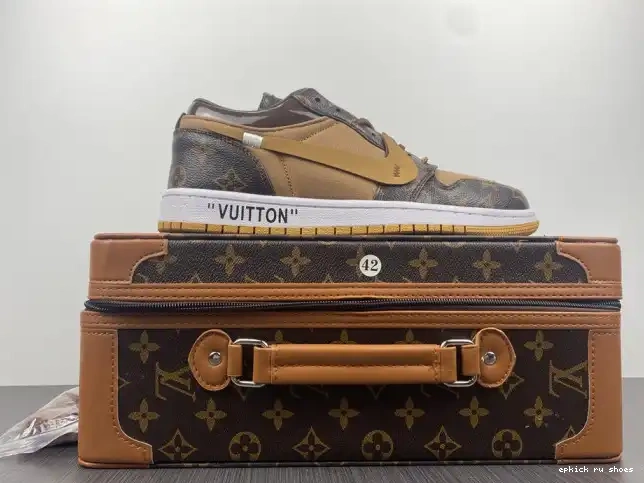 Rep LOW Air 1 Off-Louis Jordan x AJ1 OW 0523